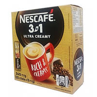 Кава Nescafe Creamy 3в1 стик 20 пакетів по 13 грам