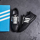 Чоловічі шкіряні кросівки ADS Support Black, фото 7