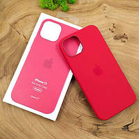 Силиконовый чехол Original Silicone Case with MagSafe Iphone 13 Red