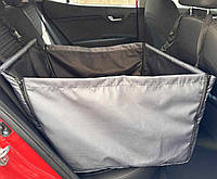 Автогамак для собаки с боковыми панелями Wooki серый