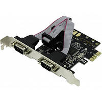 Контроллер PCI-E Kingda B00623 2xCOM RS232 чипсет Moschip 9922 RTL
