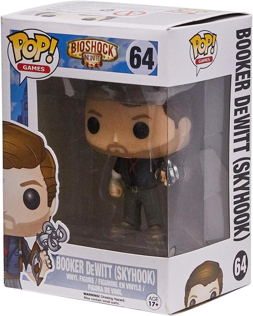 Funko POP Games Bioshock Skyhook Booker Dewitt ID