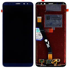 Дисплей Huawei Mate 10 Lite RNE-L01 RNE-L21 51091YGF з тачскріном синій