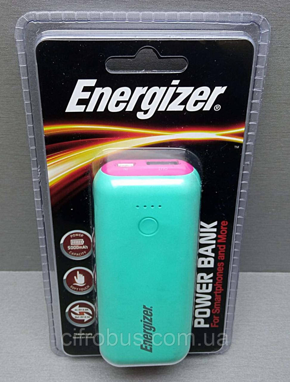 Универсальный внешний аккумулятор повербанк Б/У Energizer UE5007 5000mAh - фото 1 - id-p1798967905