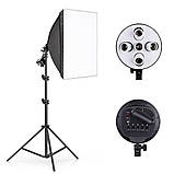 Набір постійного студійного світла Prolighting 60x90 на 5 ламп 45 Вт., фото 8