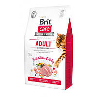 Корм сухой для кошек Brit Care Cat GF Adult Activity Support 2 кг (курица и индейка)