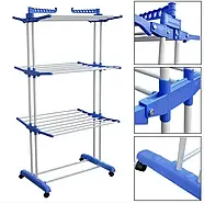 Вертикальна сушарка для білизни до 50 кг Garment rack with wheels, фото 8