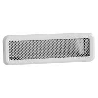 Вентиляционная решетка для камина Darco K0, 65х205 мм, белая