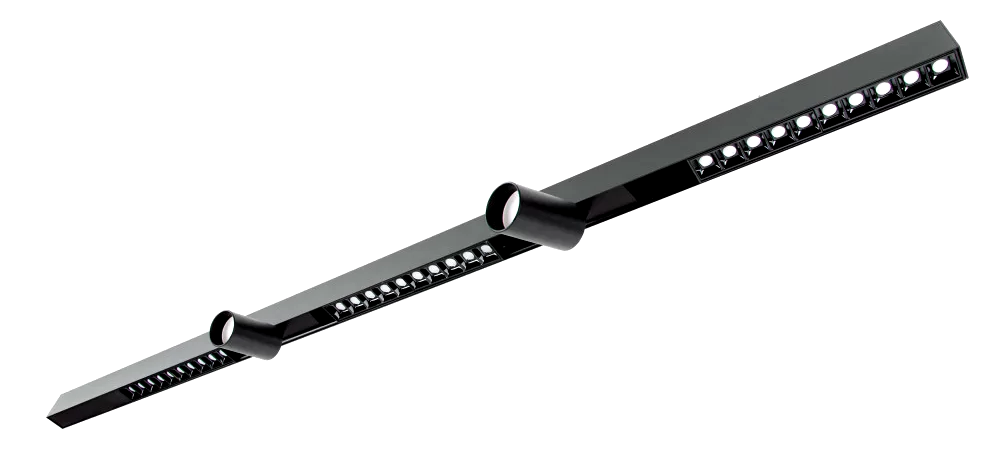 Готова система трекових світильників Vela Domino GRILLE+TRACK 1.5m