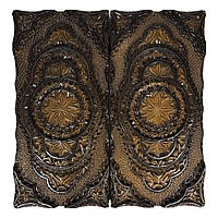 Нарди з дерева з ручкою, різьблення під склом, 58*28*10 см, 192318