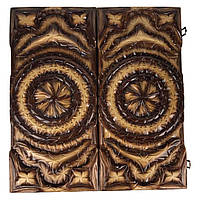 Нарди ручної роботи з різьбленням під склом, 50*23*10 см, 192330