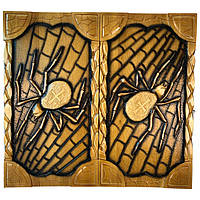 Нарди дерев'яні ручної роботи "Павук", оригінальний подарунок, 59*32*9 см, арт.190513