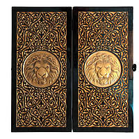 Розкішні нарди із чорного акрилового каменю 60*30*5 см, арт.190608