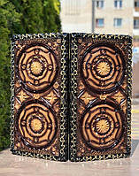 Фігурні нарди із різьбленням під склом, 62*32*7 см, 192353