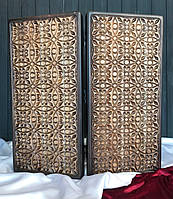 Нарди, ексклюзивна робота по дереву, 58*28*9 см, 190112