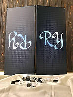 Нарди зі скла, 60 30 5 см, арт. 250024. Ексклюзивні нарди зі склом. Нарди ручної роботи на замовлення