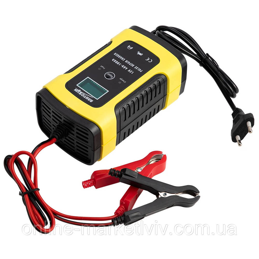 Зарядний пристрій автомобільного акумулятора 12V, 5A / Пусковий пристрій автомобіля, фото 1