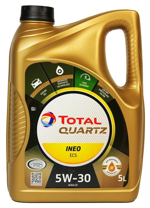 Моторна олія Total Quartz Ineo ECS 5W-30 5 л