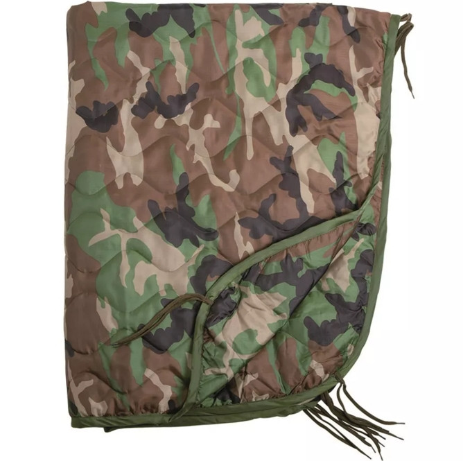 Підкладка для пончо, ковдра, килимок для сну Mil-Tec Woodland 14425020-