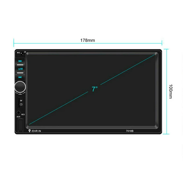 Автомагнітола Pioneer 7018 2DIN USB MP5