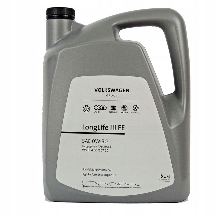 Олія моторна VAG LongLife III FE 0W-30 5 л