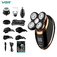 Електробритва 5в1 для гоління бороди та голови VGR V-316, фото 2
