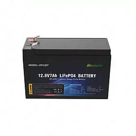 Акумуляторна батарея DELONG LiFePO4 12В 7Ah 89.6Вт.г