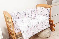 Набір постільної білизни в ліжечко для новонароджених "Baby-3"