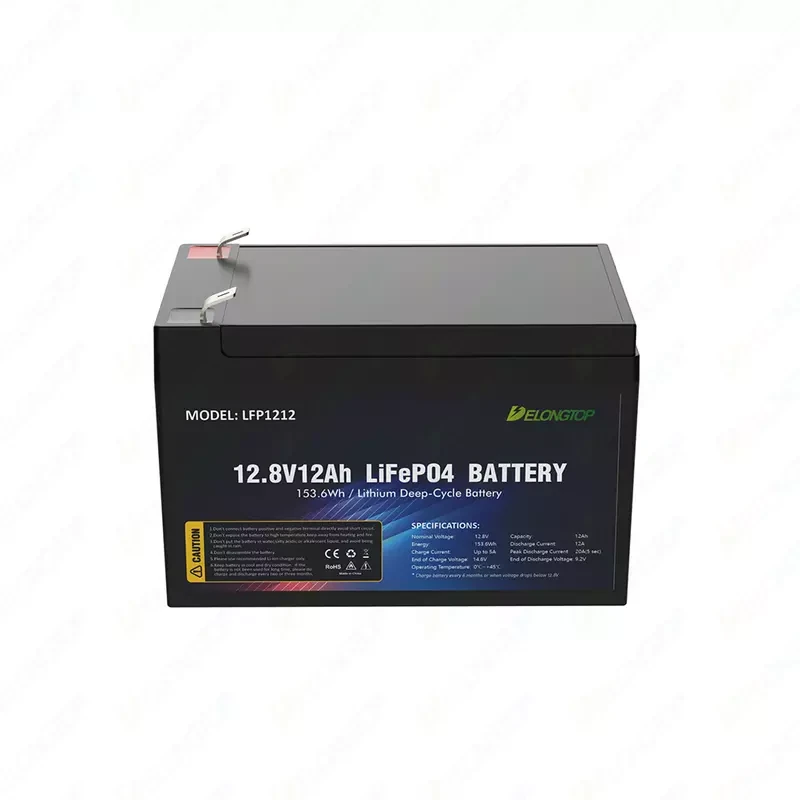 Акумуляторна батарея DELONG LiFePO4 12В 12Ah 153.6Вт.г (LFP1212)