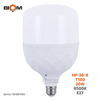 Лампа LED Biom HP-30-6 T100 30W 6500K CW 00-00015453