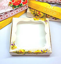 Коробочка. Розмір 15*15*3см.