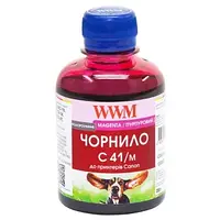 Чорнило WWM для Canon CL-41C/CL-51C/CLI-8M 200г Magenta водорозчинне (C41/M)