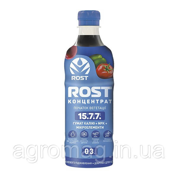 ROST-концентрат азотний (NPK 15+7+7) 0,3 л