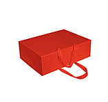 Коробка кольорова подарункова Кейс з ручками 33 х 24 х 10,5 см., фото 9