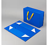 Коробка кольорова подарункова Кейс з ручками 33 х 24 х 10,5 см., фото 2