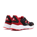 New Balance Black Red чоловічі літні чорно-червоні кросівки сітка нью беланс взуття *NB NzS ч\к сет*, фото 9