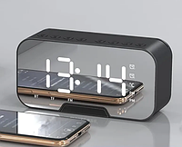 Настольные цифровые часы FW-W668 Bluetooth будильник, FM-радио, музыкальный плеер
