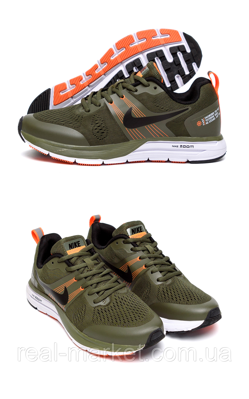 Чоловічі літні кросівки сітка Nike ZOOM Green на літо взуття *9043-6*