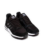 Чоловічі кросівки літні сітка Adidas Black на літо взуття *211-1*, фото 2