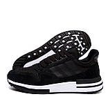 Чоловічі кросівки літні сітка Adidas Black на літо взуття *211-1*, фото 5