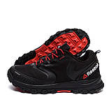 Чоловічі літні кросівки сітка Reebok Waterproof (Рібок) чорні на літо взуття *2179-3*, фото 5