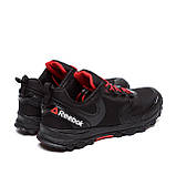 Чоловічі літні кросівки сітка Reebok Waterproof (Рібок) чорні на літо взуття *2179-3*, фото 6