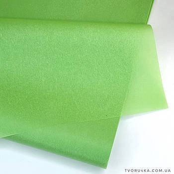 Тішью папіросний папір салатний 50 х 70см