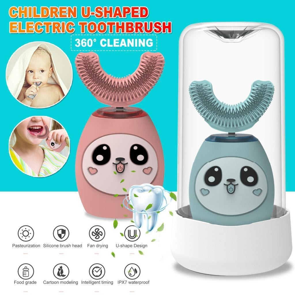 Дитяча зубна щітка children's u shaped toothbrush