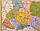 Карта України. Адміністративна. 63х43см. картон Навігатор, фото 5