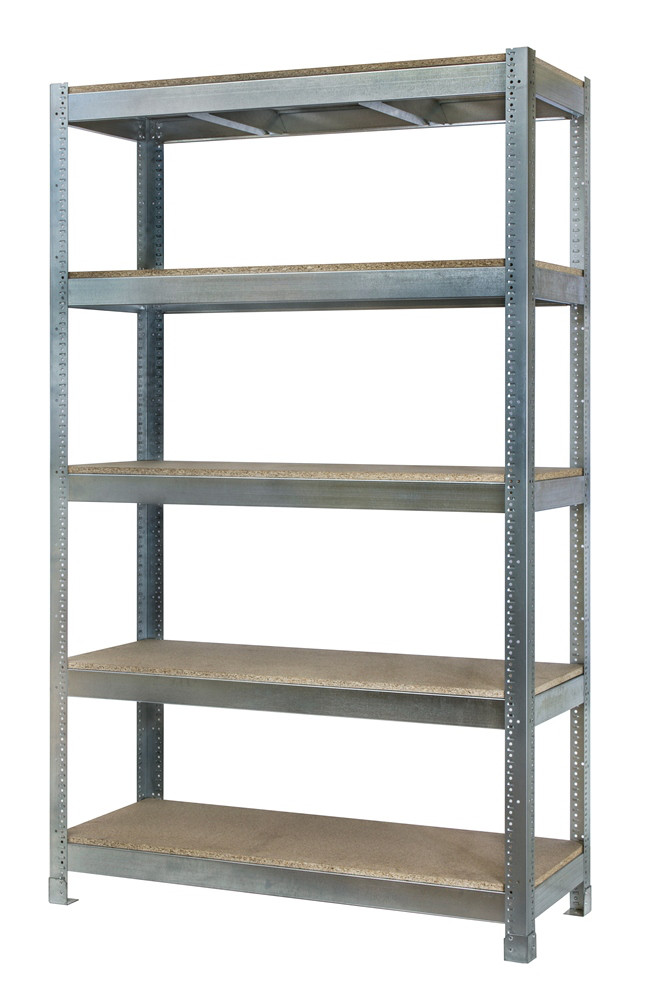 Стелаж для складу, архіву, магазину. чк-400 оцинк. 2400*1840*460*5полки ДСП, фото 1