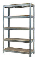 Стеллаж для складу, архіву, магазину. чк-400 оцинк.2400*1440*460*5полки ДСП