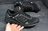 Чоловічі чорні літні кросівки сітка Adidas Terrex на літо взуття *А-1 чер/сет*, фото 6