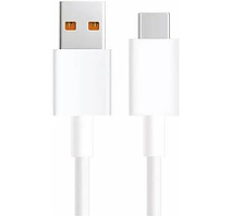 Кабель USB TYPE-C 6A XIAOMI Білий Оригінал