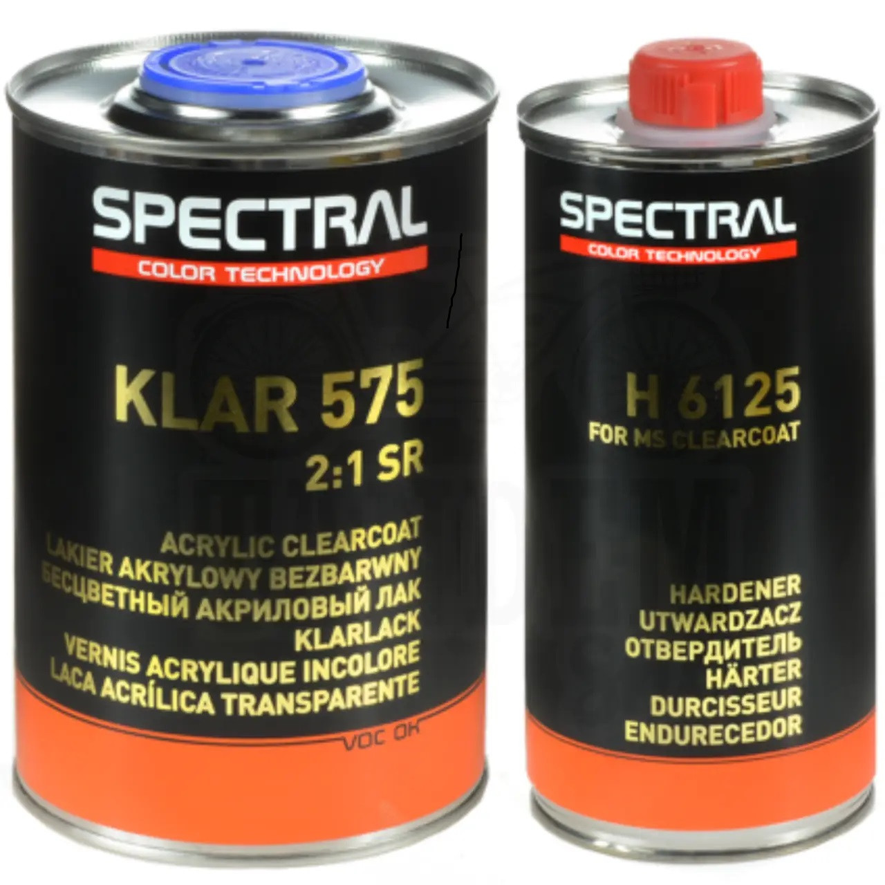 Автомобільний акриловий лак SR 2+1 KLAR 575 1 л + 0.5 л Spectral